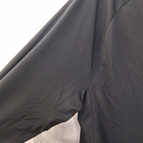 Greg Norman 1/4 Zip Shirt Mens Medium Play Dry Black Long Sleeve Size S - Picture 9 of 10